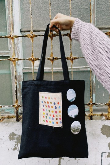 / 手寫攝影風景別針 /