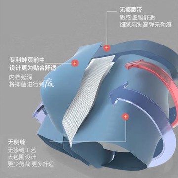 抗菌羊絨蛋白中腰純色簡約平腳褲