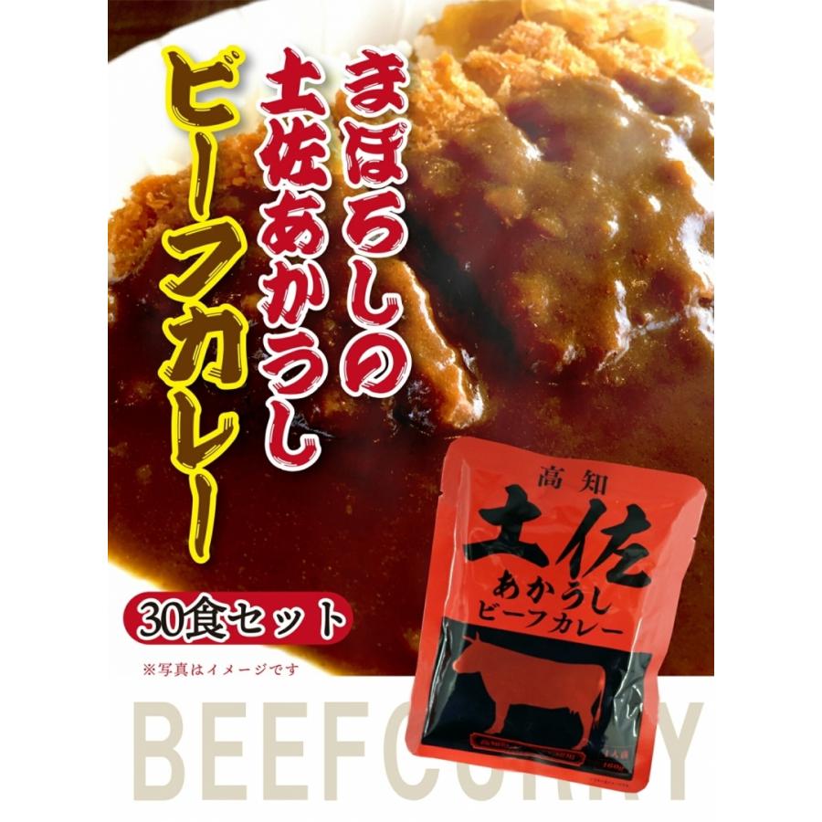 土佐あかうビーフカレー　160g×30袋 送料無料  高知が誇る自慢の「土佐あかうし」を100％使った、贅沢カレー ゆうパケット送料無料 |レトルト カレー 甘口