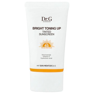 Dr. G, Bright Toning Up，調色抗曬霜，SPF 45，1.69 液量盎司（50 毫升）