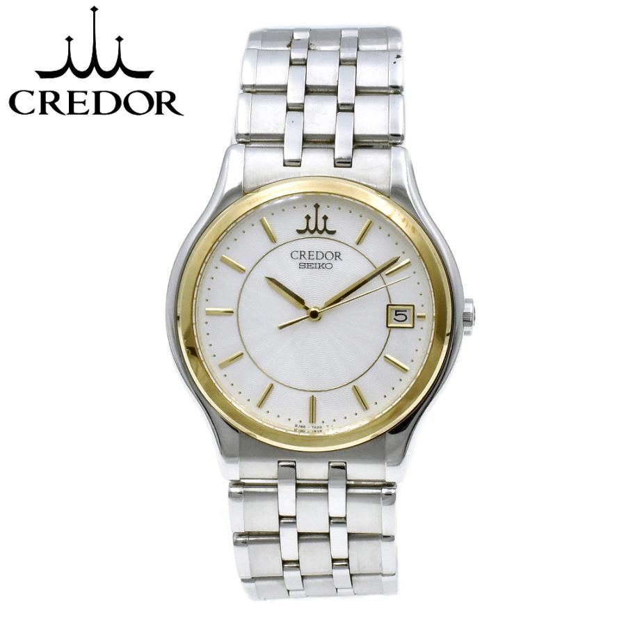 希少】SEIKO CREDOR クレドール 腕時計 8J86-7A00シグノ Seiko QZの