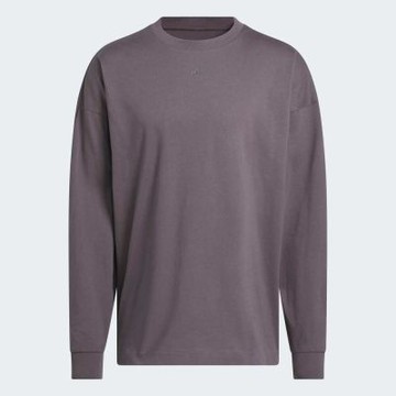 Adidas 愛迪達 Adi Bb Ls Tee JC7835 男女 長袖上衣 休閒長袖 灰褐紫 純棉