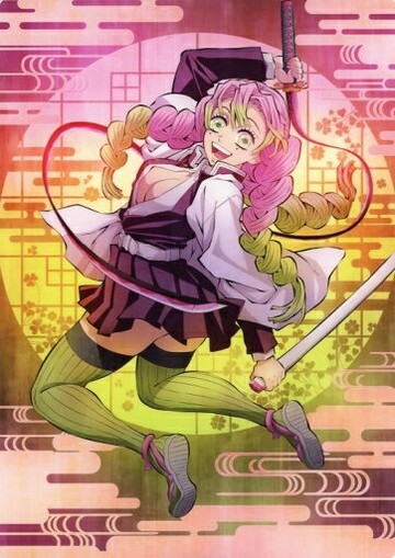 甘露寺蜜璃B5墊板世界巡回演唱會上映鬼滅之刃上弦集結，然後前往刀匠之鄉劇場版商品