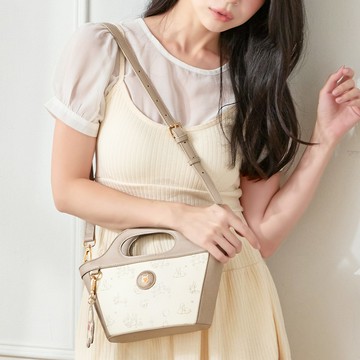 【DISNEY】小熊維尼-兩用側背包-米灰色 PTD25-H4-51BG