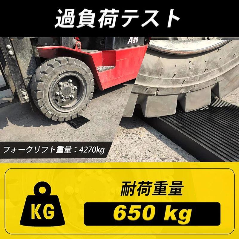 Ruedamann 高4? 奥行20? 耐荷重650Kg 段差解消スロープ 天然ゴム