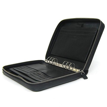 系統手帳 A5 尺寸 補充內頁 功能性 貴重物品 圓形拉鍊 提把 手把 真皮 義大利皮革