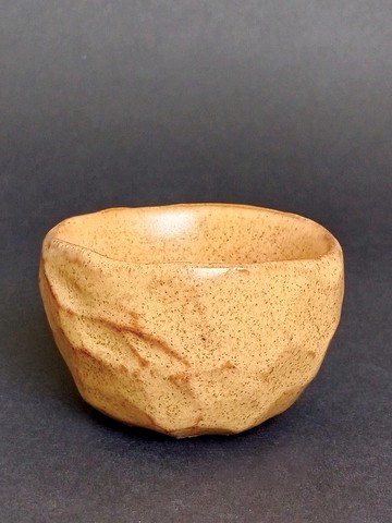黃色茶葉末釉色  茶杯 _主人杯_