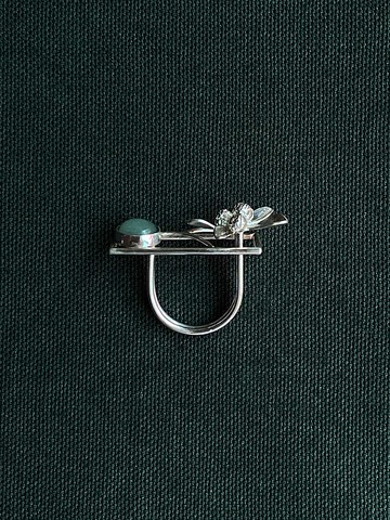 浮花 - 925純銀戒指