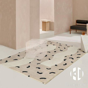 北歐簡約客廳地毯臥室床邊毯家用輕奢風沙發茶幾墊易打理【聚物優品】