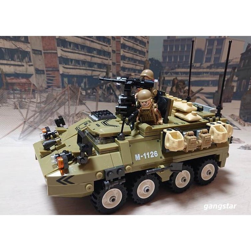 レゴ LEGO ブロック 互換 車 装甲車 アメリカ M1126 ストライカー装輪装甲車 ミリタリーブロック模型 国内より発送 |  LINEブランドカタログ