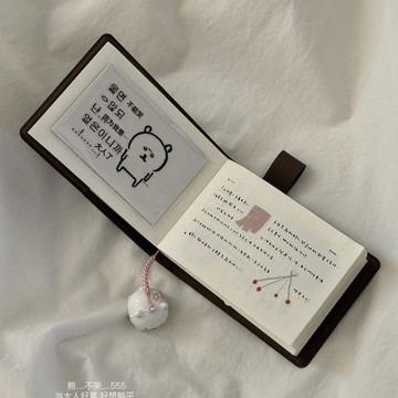 ✅【臺灣出貨】小紅書同款咖色便攜口袋日程ins學生簡約隨身迷你筆記本日記本