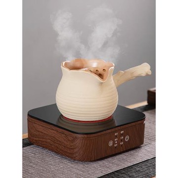圍爐煮茶家用大容量烤奶茶罐電陶爐煮茶壺套裝罐罐茶煮茶器溫茶爐