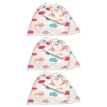 日本竹纖維 防水學習褲  M(36 x 17cm)  繽紛雲朵裙  3件