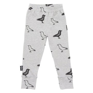 Moi Kids 冰島有機棉童裝長褲1歲至8歲灰色