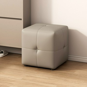 免運 開立發票 意式換鞋凳家用門口穿鞋凳軟包坐凳一體凳可免安裝方凳進門沙發凳 快速出貨