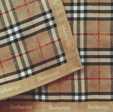 Burberry 復古手帕小熊系列格紋 19.5 x 18.5 英寸