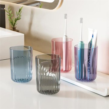 漱口杯情侶刷牙杯透明牙膏牙刷收納盒兒童漱口杯輕奢家用牙刷杯子