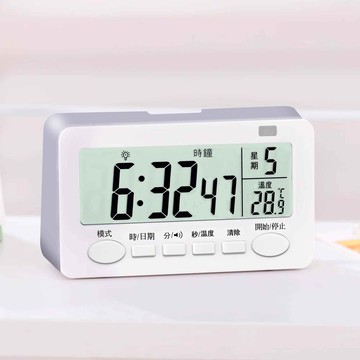 熱銷鬧鐘學生起床學習定時神器兒童女男電子時鐘智能計時器廚房2022款