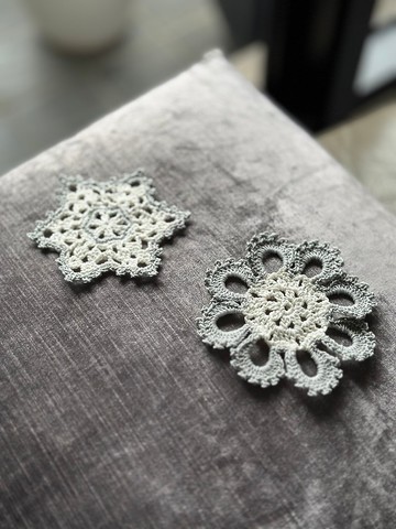 梨子設計單品 珍珠蕾絲 手工鉤織 杯墊 生活美物 拍照道具