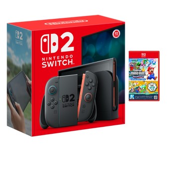 【88感謝祭】Nintendo Switch 2 主機 (台灣公司貨)+超級瑪利歐兄弟 驚奇 同遊鈴鈴公園 中文版