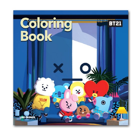 韓国ぬり絵 Bt21 カラーリングブック 塗り絵 本 書籍 かわいい Bts 防弾少年団 公式 通販 Lineポイント最大0 5 Get Lineショッピング