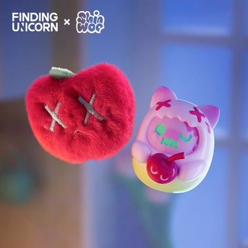 Shinwoo幽靈熊 愛的貼貼系列迷你公仔盒玩(單入隨機款)