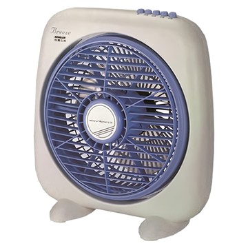 SANLUX 台灣三洋 箱扇 10吋 SBF-1000A1 方型扇 按鍵式三段風速調整 風向360°迴轉上下角度調整 造型精巧大方