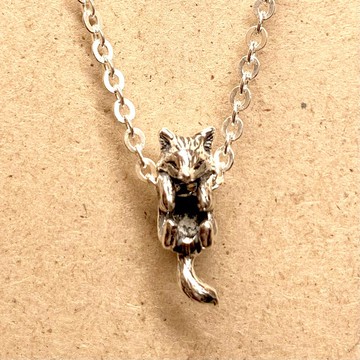 迷你狐 純銀項鍊