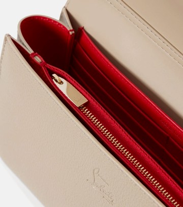 Christian Louboutin Paloma embellished leather clutch