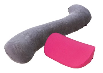 【台中店-易眠床】側睡枕一個+超級舒壓墊一個