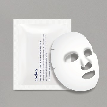 [快速出貨] 正韓 COCLEA  亮白膠原蛋白紗布面膜 5片裝