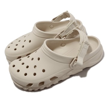 [ACS] Crocs 涼拖鞋 Duet Max II Clog 男女鞋 奶茶 水泥灰 渦輪克駱格 魔鬼氈 可調節 卡駱馳 208776160