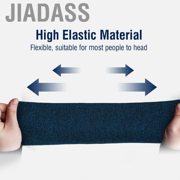 Jiadass JIADASS瑜伽運動領帶3顏色伸展透氣的汗水帶頭帶設備用於跑步自行車網球自行車運動籃球（1）