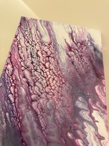 流體藝術 • 擺佈畫作 • 抽象原創丙烯酸畫擺佈畫作20x30cm