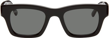 Jacquemus Marino - Matte Black / Amber Lens Sunglasses推薦