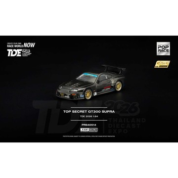 POP RACE TDE 泰國限定 TOP SECRET GT300 SUPRA 全碳車身 PR640514