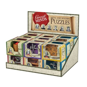 賽先生科學工廠｜Professor Puzzles 歷史金頭腦系列：大人物益智解謎(共六款隨機出貨)