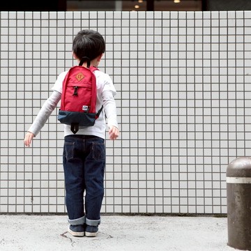 Drifter｜防水抗撕裂兒童後背包 (熱情紅+海軍藍)