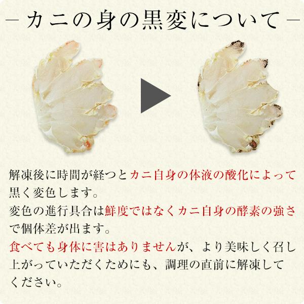 ズワイガニ 1kg 生冷凍 カット済み かに カニ 蟹 ズワイ ずわいがに ギフト 送料無料 生食 3L