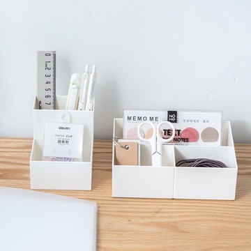 臺灣嚴選桌麵收納盒分格式抽屜整理盒辦公室桌麵收納工位自由組閤雜物收納