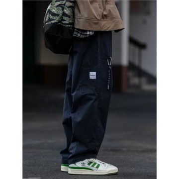 秋冬cityboy機能傘兵褲男寬松百搭直筒休閑褲戶外防水工裝沖鋒褲