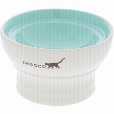 ペティオ necoco 脚付き陶器食器 ウェットフード向き