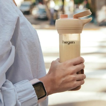 hegen Lifestyle｜PPSU 隨行輕量水瓶 450ml - 晨曦粉