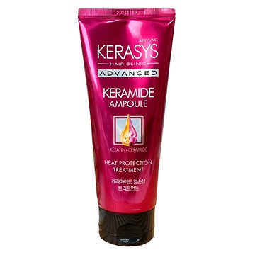 KERASYS 專業安瓶熱損護髮素  角蛋白神經醯胺  修護受損髮絲  200ml  1條