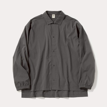 日本Jackman超細棉尼龍面料輕薄微彈性吸濕性教練夾克鐵灰色