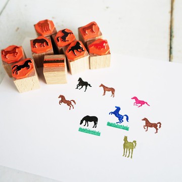 獻給左馬愛好者 9入迷你印章套組 免運 聖誕禮物