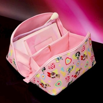 限量發售【遊戲家】飛天小女警 THE POWERPUFF GIRLS  卡通 多層 分層 大容量 化妝包