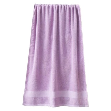 純棉浴巾  丁香紫  2個