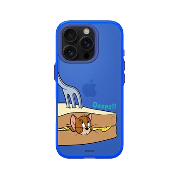 iPhone 16 Pro Clear 激光藍 - 湯姆貓與傑利鼠 Tom and Jerry - 傑利鼠夾心三明治