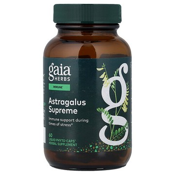 Gaia Herbs, 優質黃芪，60 粒液體 Phyto-Caps® 膠囊